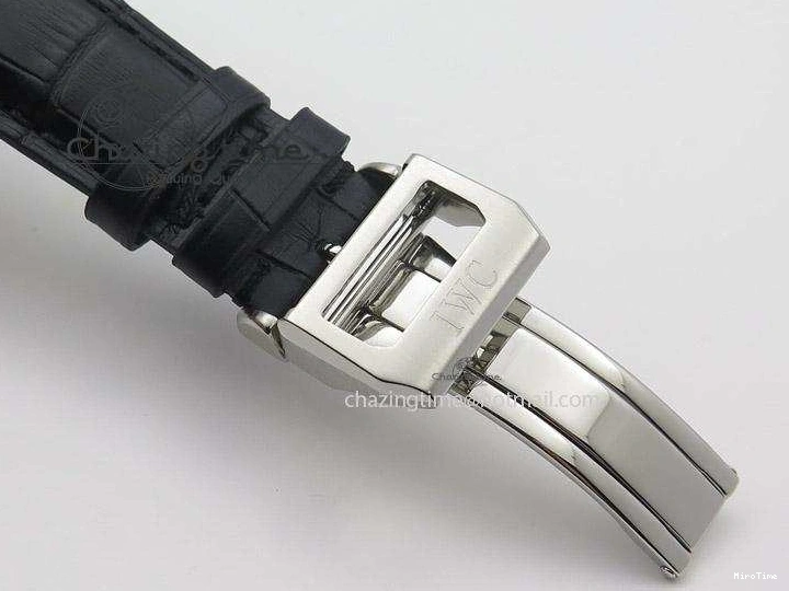 MIROTIME 0513 Youthful Pilot Spitfire 3878 Chrono BP Gray Dial SS On Black Leather Strap A 7368